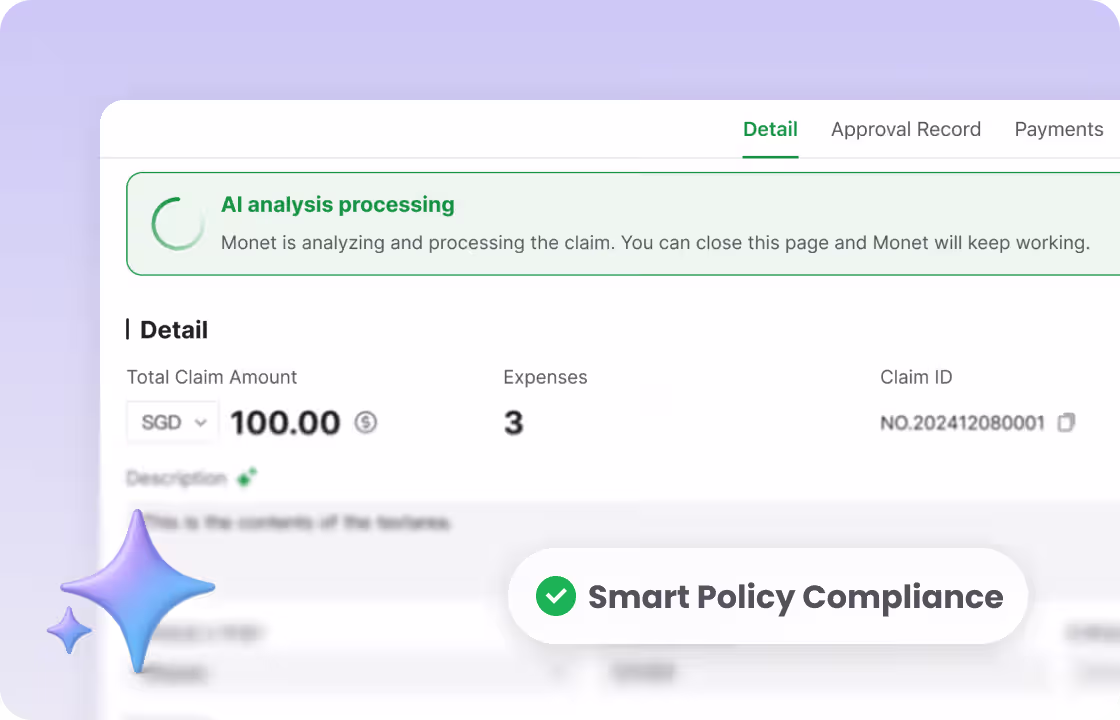 ccMonet receipt data extraction