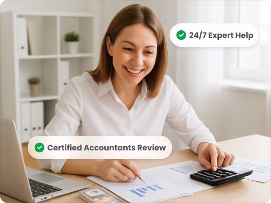 ccMonet AI automated bookkeeping dashboard showing real-time expenses and financial insights